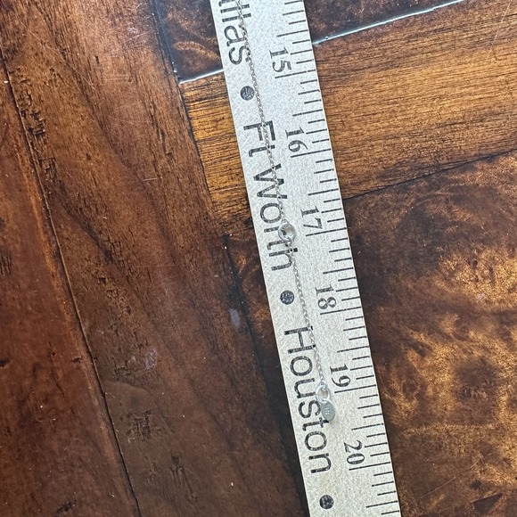 Anna Beck Pendant Necklace 17 Inch Gili Bar 925 Sterling Silver Gold Tone 4.7g - Picture 9 of 12